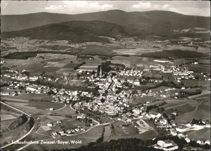 Zwiesel Niederbayern Zwiesel Fliegeraufnahme