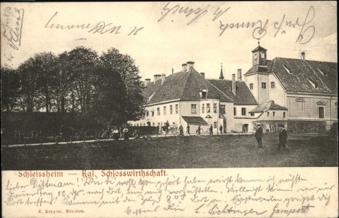 Schleissheim Oberschleissheim Schloss Wirtschaft