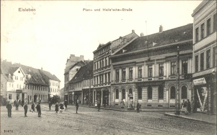 Eisleben Plan-Strasse Halle´sche Strasse