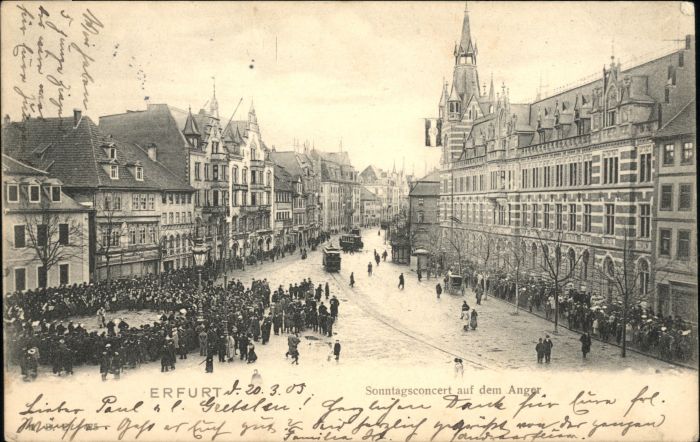 Erfurt Anger Konzert