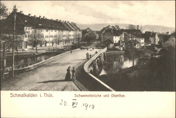 Schmalkalden Schwemmbruecke Obertor
