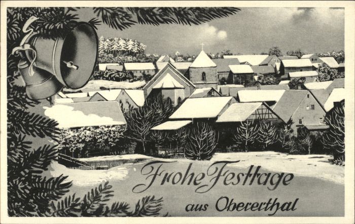 Obererthal Weihnachtskarte