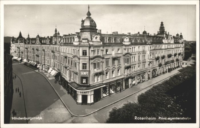Rosenheim Bayern Rosenheim Prinzregentenstrasse Hindenburgstrasse