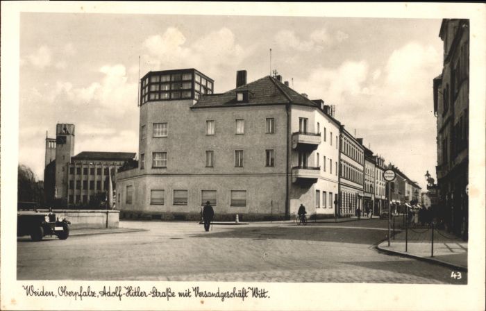 Weiden Oberpfalz A. H. Strasse Versandgeschaeft Witt