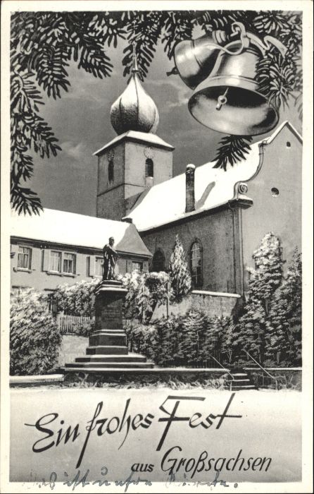 Grosssachsen Weihnachtskarte