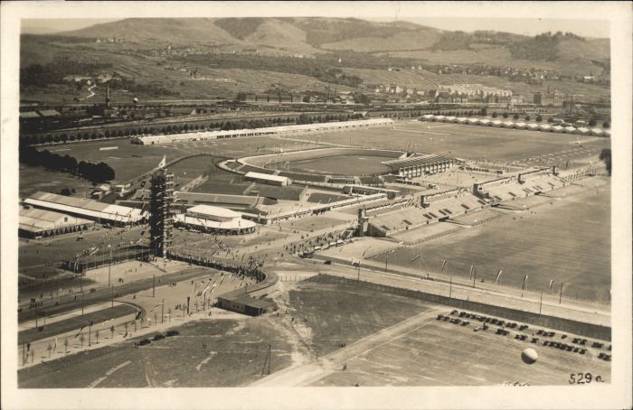 Stuttgart Fliegeraufnahme Turnfest Festplatz