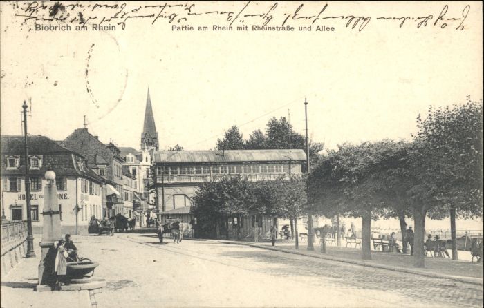 Biebrich Wiesbaden Rheinstrasse Allee
