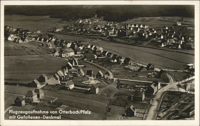 Otterbach Pfalz Fliegeraufnahme