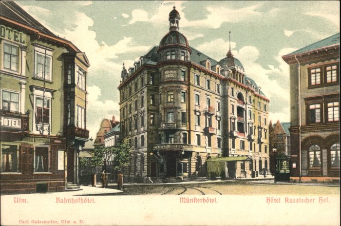 Ulm Donau Muensterhotel Bahnhofhotel Hotel Russischer Hof