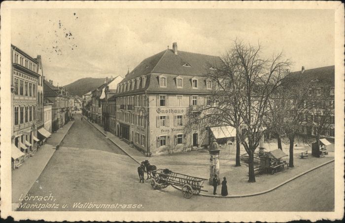 Loerrach arktplatz Wallbrunnstrasse