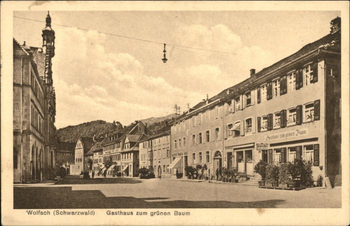 Wolfach Gasthaus zum gruenen Baum