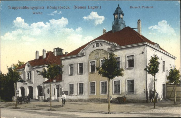Koenigsbrueck uppenuebungsplatz Post Wache *