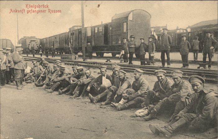 Koenigsbrueck fangene Russen *