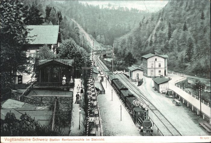 Rentzschmuehle Weisse Elster Rentzschmuehle Station Steinicht Bahnhof