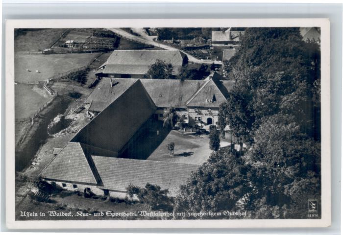 Usseln Fliegeraufnahme Hotel Westfalenhof