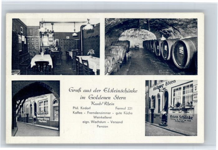 Kaub Elsleinschaenke Goldner Stern