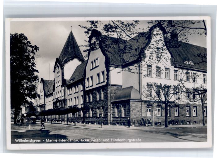 Wilhelmshaven Marine Intendantur Peterstrasse Hindenburgstrasse