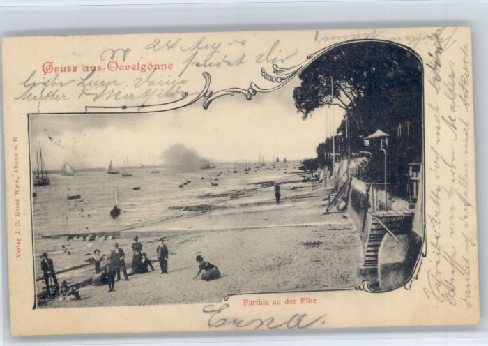 Oevelgoenne Neumuehlen Altona Elbe