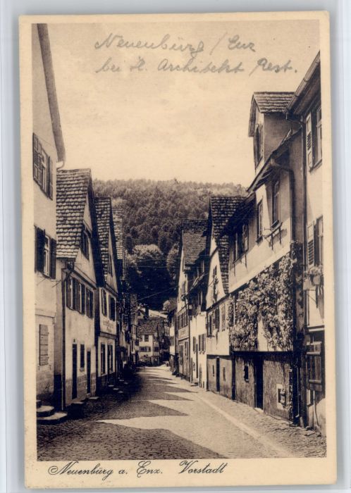 Neuenbuerg Enz Neuenbuerg Wuerttemberg Vorstadt x