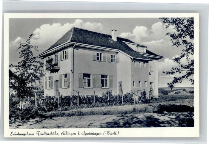 Aldingen Erholungsheim Friedenshoehe