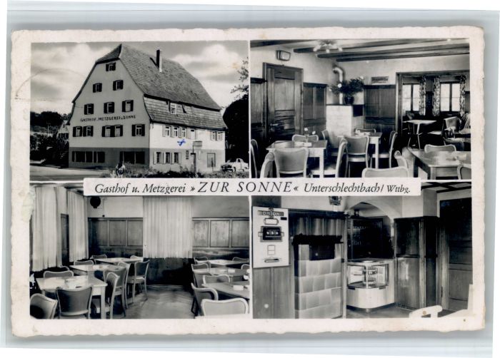 Unterschlechtbach Gasthof Metzgerei zur Sonne