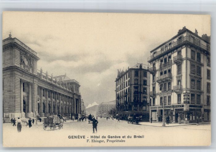 Genf GE Genf Hotel de Genf et du Bresil