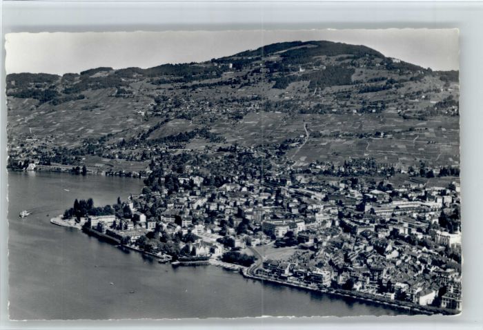 Vevey VD Vevey Mont Pelerin Fliegeraufnahme
