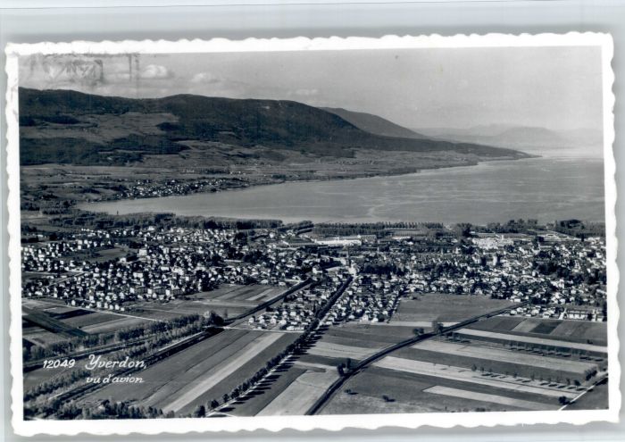 Yverdon VD Yverdon Fliegeraufnahme