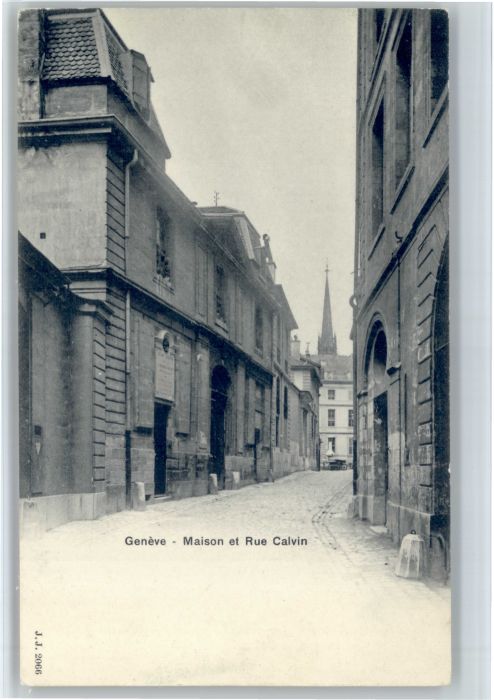 Genf GE Genf Maison et Rue Calvin