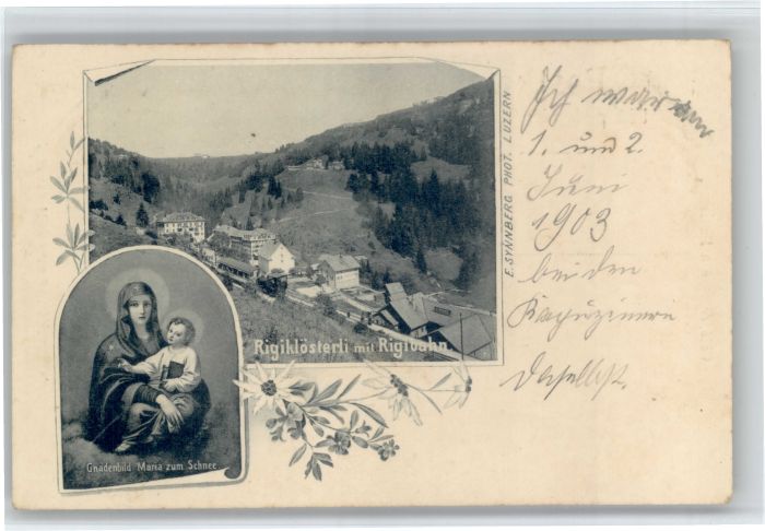 Rigi Kloesterli nadenbild Maria zum Schnee