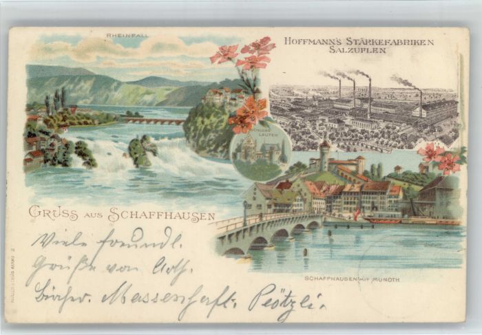Schaffhausen SH Schaffhausen Hoffamnns Staerkefabrik