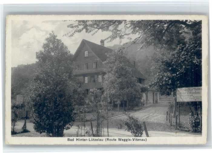 Weggis Vierwaldstaettersee Weggis Bad Hinter Luetzelau