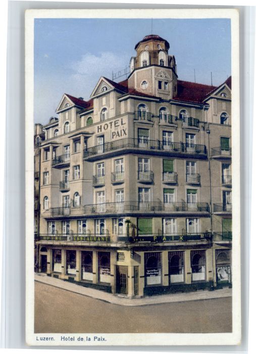 Luzern LU Luzern Hotel de la Paix