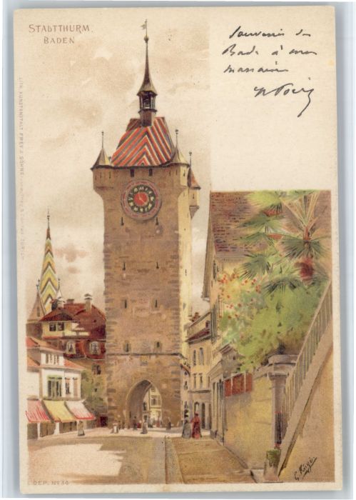 Baden AG Baden Stadtthurm