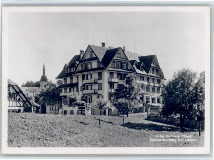Schwarzenberg LU Schwarzenberg Hotel Kurhaus Roessli