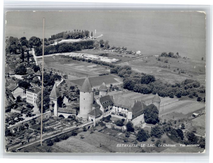 Estavayer-le-Lac Fliegeraufnahme