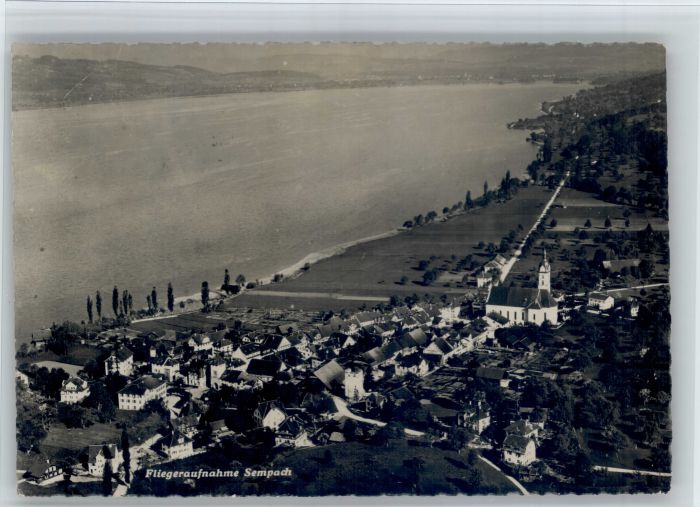 Sempach Fliegeraufnahme