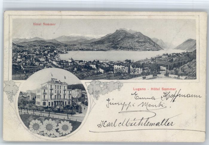 Lugano TI Lugano Hotel Sommer