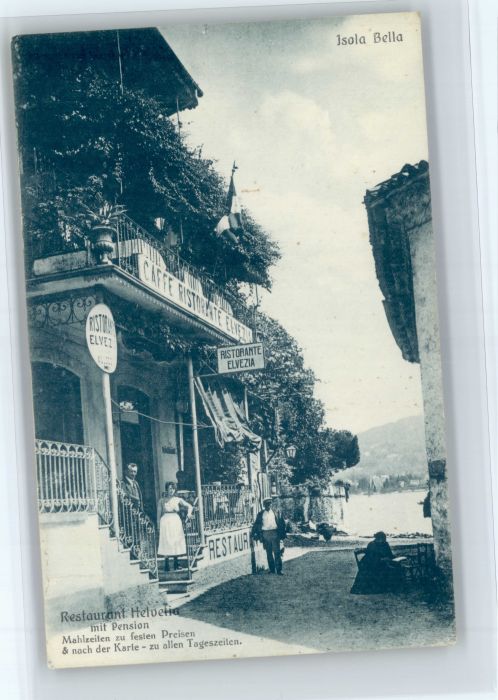 Isola Bella Lago Maggiore Restaurant Helvetia