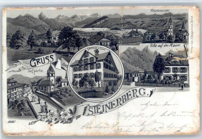 Steinerberg Gasthaus Loewen Villa auf der Mauer