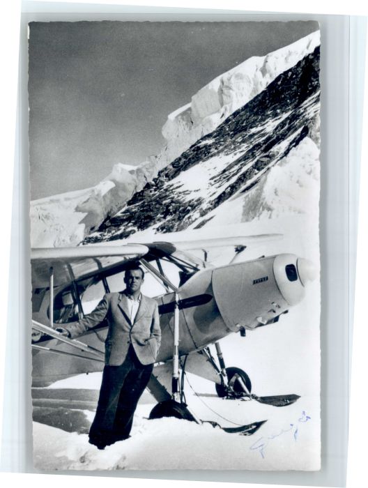 Monte Rosa Ski-Flugzeug