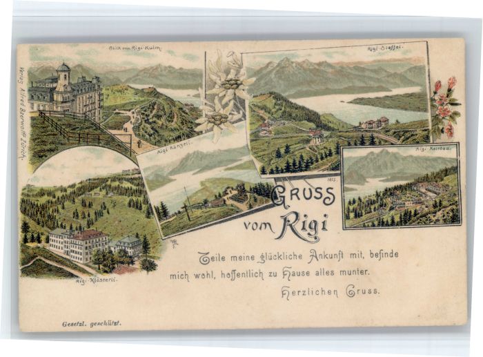 Rigi Kloesterli altbad Staffel Kaenzeli *