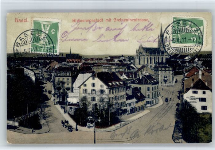 Basel BS Basel Steinenvorstadt Steinentorstrasse