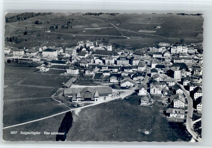 Saignelegier Fliegeraufnahme