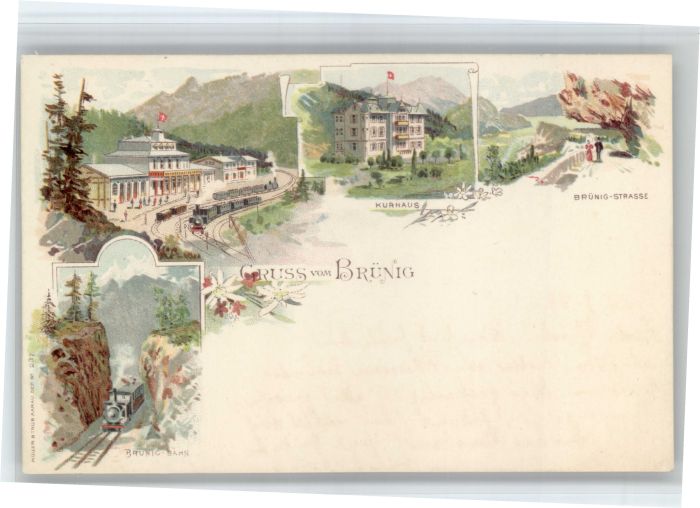 Bruenig BE Bruenig Kurhaus Bahn