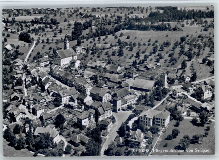 Sempach Fliegeraufnahme