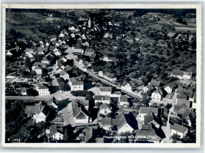 Muellheim Steckborn Muellheim Dorf Fliegeraufnahme