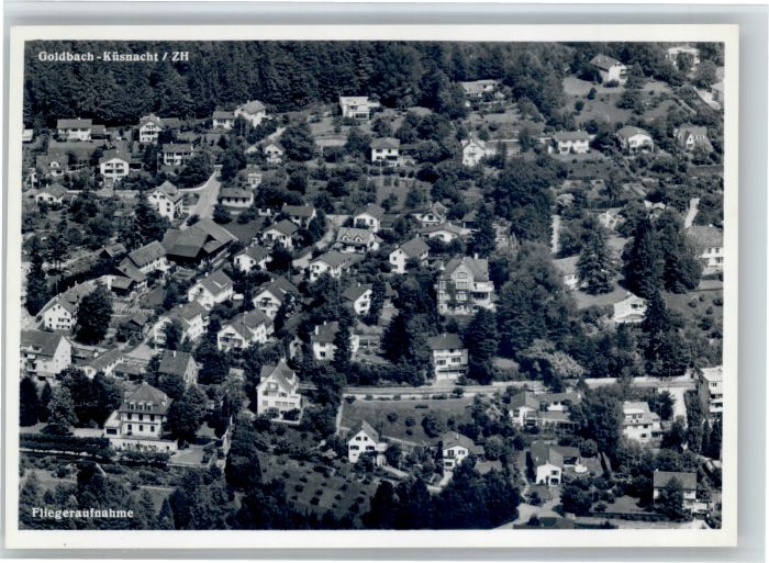 Goldbach ZH Kuesnacht Goldbach Fliegeraufnahme