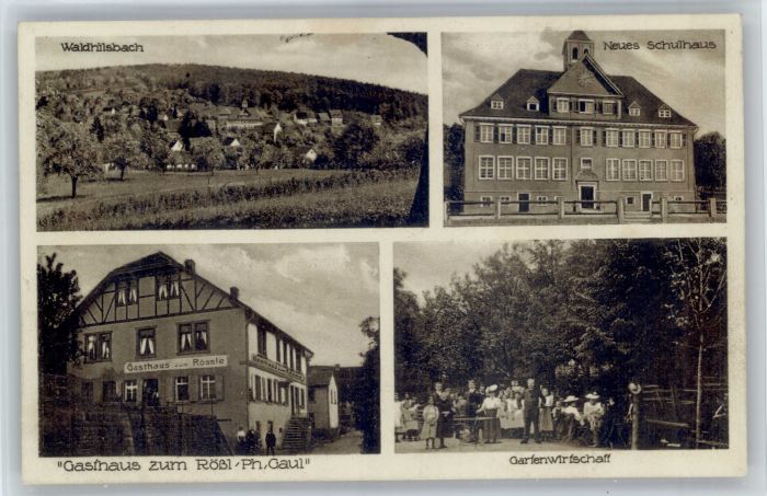 Waldhilsbach Gasthaus Zum Roessl Schule