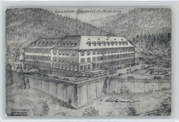 Heidelberg Neckar Heidelberg Sanatorium Speyerershof